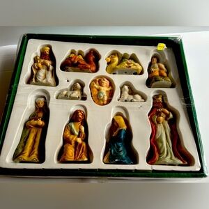 Danson Decor Porcelain Christmas Collectibles 11 Piece Vintage